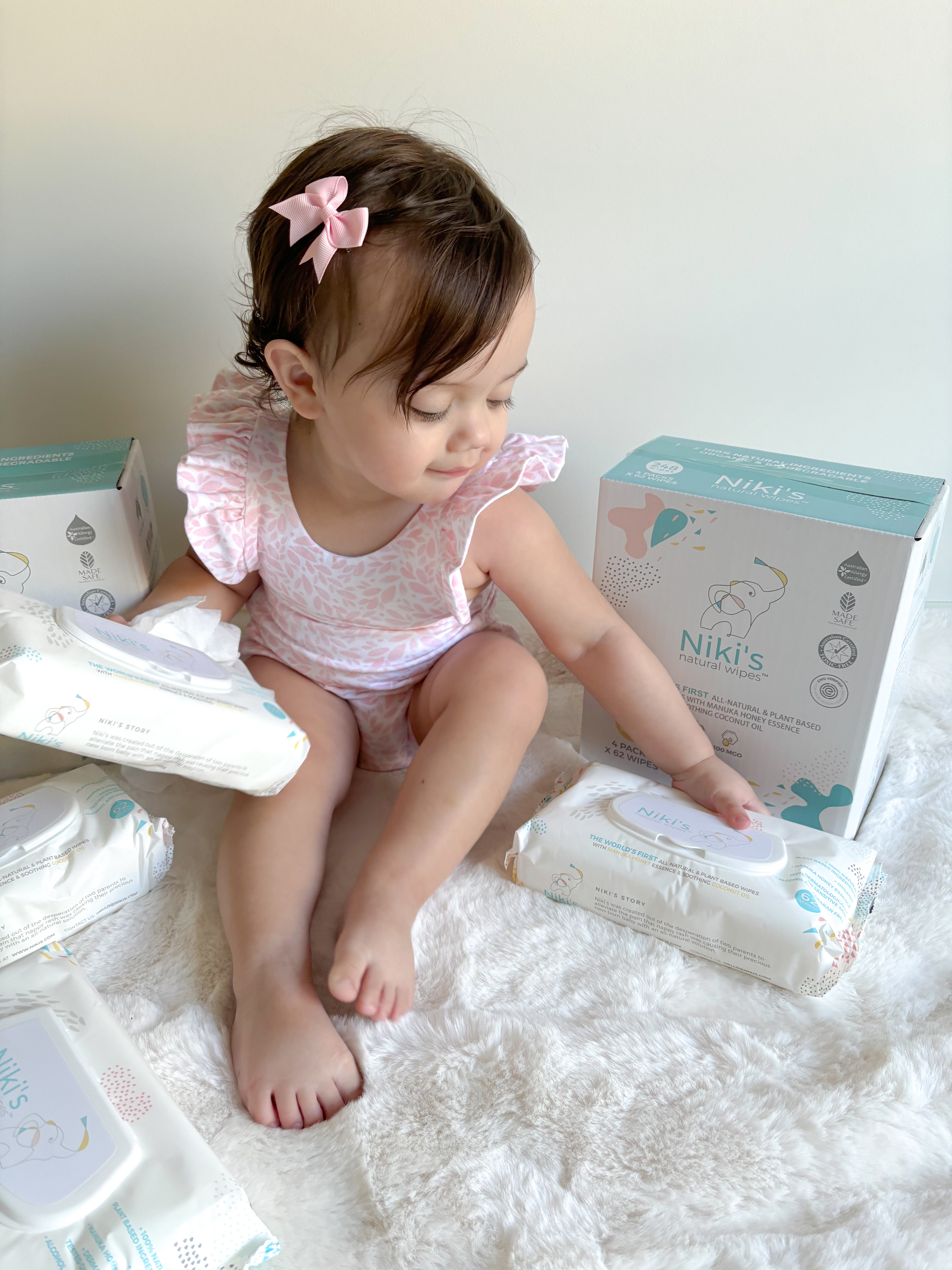 Niki’s Natural Baby Wipes – Gentle for Sensitive Skin