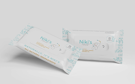 Niki's Pocket Wipes 4x8 Sheets 10 boxes – Niki's Natural